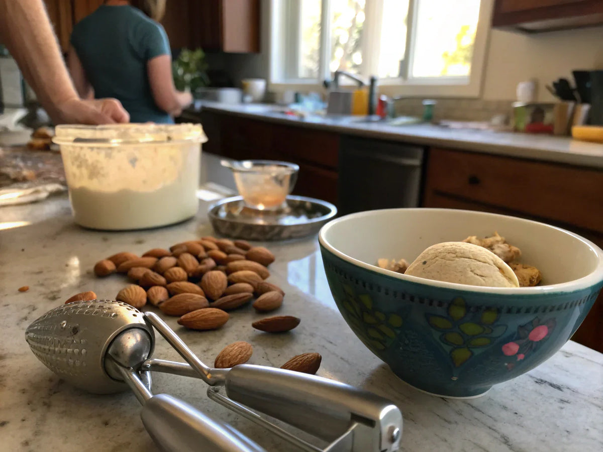 Wow Guests with Homemade Almond Ice Cream: Egg-Free Perfection